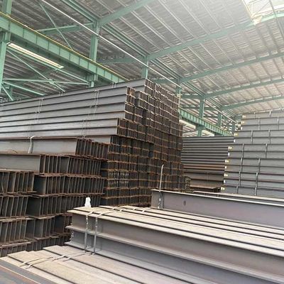 Q235 Q345 SS400 H شكل الحديد العارض المطبق في البناء