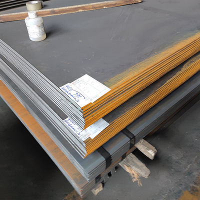 Astm A36 A572 أوراق فولاذ الكربون الخفيفة Ms صفيحة فولاذ الكربون المطاط الساخن
