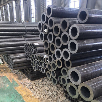 ASTM Q345D Q345C Q345E Q345B أنابيب الفولاذ الكربوني العادية المستقيمة
