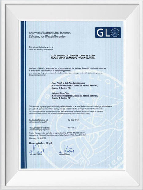 الصين Shandong Hongxin International Trade Co., LTD. الشهادات